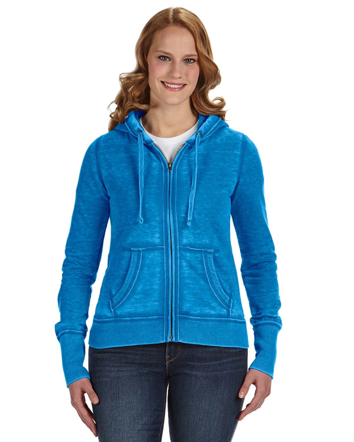 Ladies' Zen Full-Zip Fleece Hood 10 Ladies' Zen Full-Zip Fleece Hood - Image 8