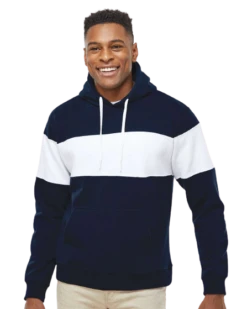 Adult Unisex Varsity Fleece Colorblocked Hooded Sweatshirt 23 Adult Unisex Varsity Fleece Colorblocked Hooded Sweatshirt -Jiffyshirts Sales Store 2cde5b9004b7ed