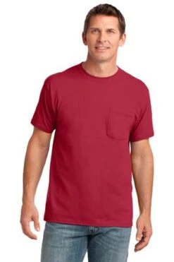 Unisex Core Cotton Pocket Tee -Jiffyshirts Sales Store 2d79fa328a54ea