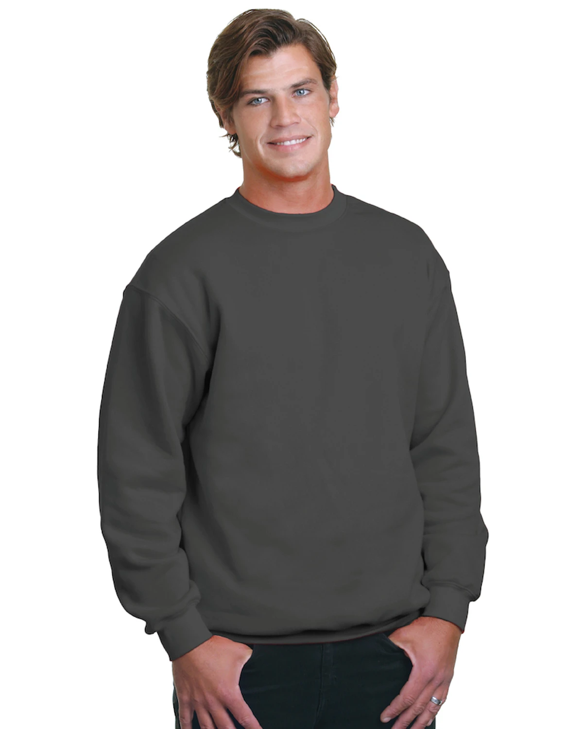 Adult Unisex 9.5 Oz., 80/20 Heavyweight Crewneck Sweatshirt 9 Adult Unisex 9.5 Oz., 80/20 Heavyweight Crewneck Sweatshirt - Image 7