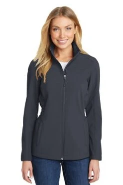 Ladies Cinch-Waist Soft Shell Jacket