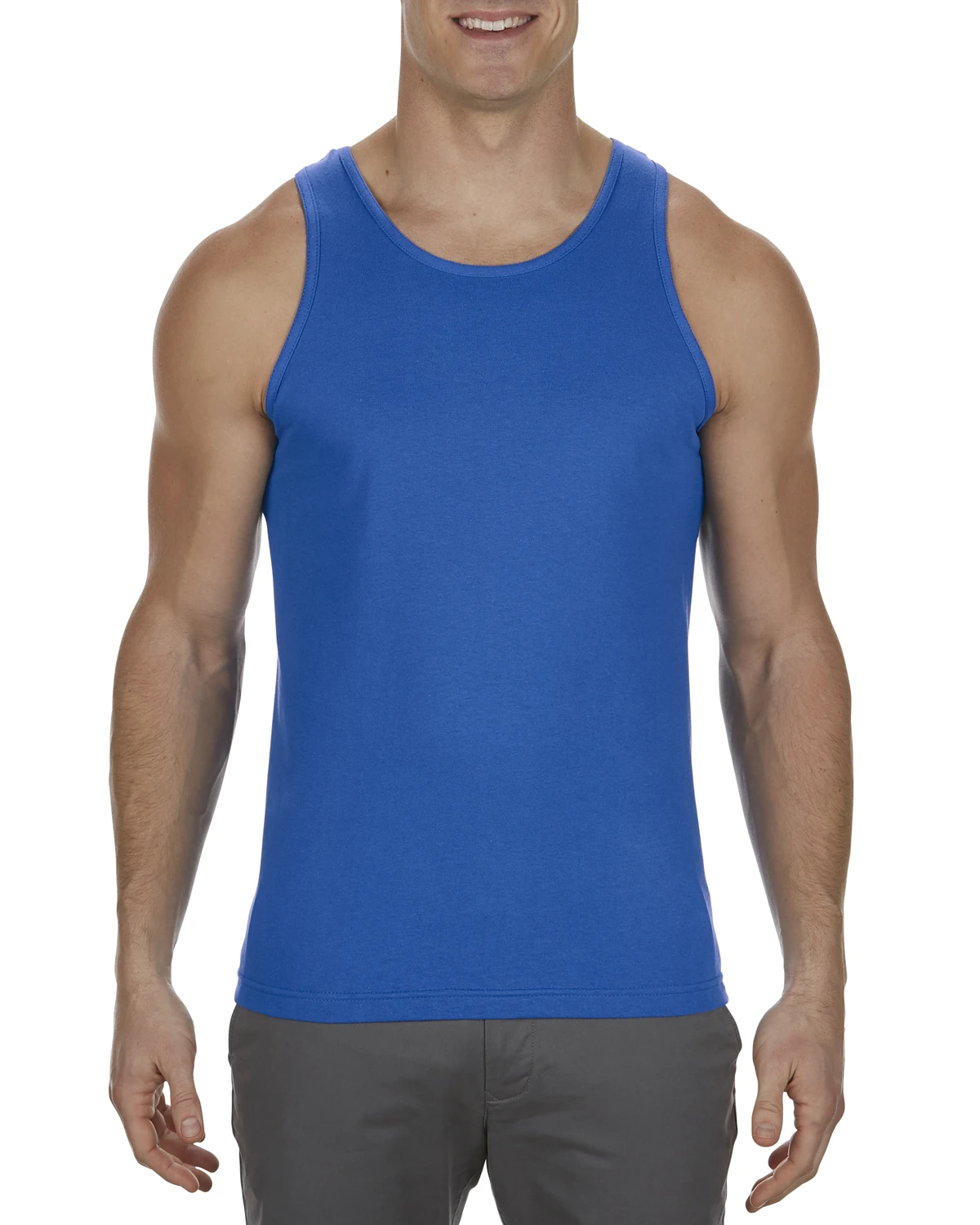 Adult Unisex 6.0 Oz., 100% Cotton Tank Top 9 Adult Unisex 6.0 Oz., 100% Cotton Tank Top - Image 7