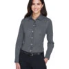 Ladies' Crown Woven Collection™ Solid Stretch Twill -Jiffyshirts Sales Store 2f08bfd8b39ab8