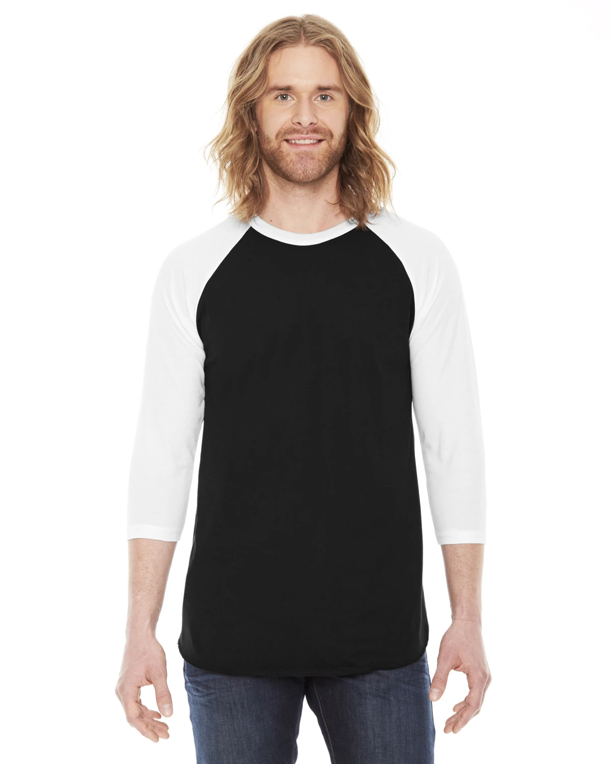 Unisex Poly-Cotton 3/4-Sleeve Raglan T-Shirt 11 Unisex Poly-Cotton 3/4-Sleeve Raglan T-Shirt - Image 9