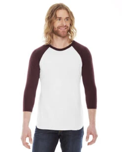 Unisex Poly-Cotton 3/4-Sleeve Raglan T-Shirt 40 Unisex Poly-Cotton 3/4-Sleeve Raglan T-Shirt -Jiffyshirts Sales Store 2f40076893d959