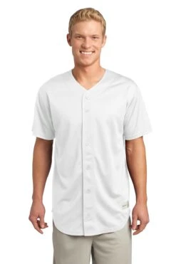 Unisex PosiCharge Tough Mesh Full-Button Jersey 21 Unisex PosiCharge Tough Mesh Full-Button Jersey -Jiffyshirts Sales Store 2f54167de33dce