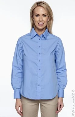 Ladies' 3.1 Oz. Essential Poplin -Jiffyshirts Sales Store 303D9D91D5FA21