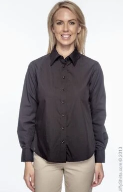 Ladies' 3.1 Oz. Essential Poplin -Jiffyshirts Sales Store 304697144D3AFB