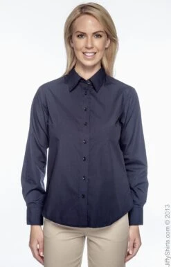 Ladies' 3.1 Oz. Essential Poplin -Jiffyshirts Sales Store 30556EADFF4335