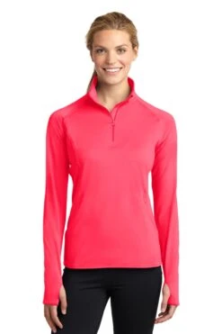 Ladies Sport-Wick Stretch 1/2-Zip Pullover -Jiffyshirts Sales Store 3068b0e71ebc0e