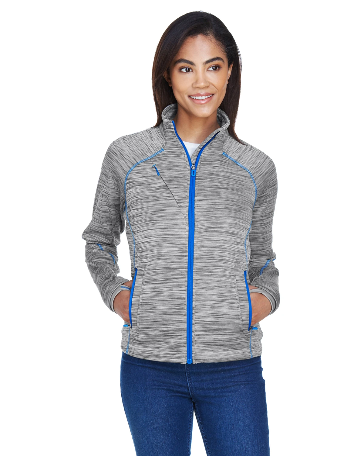 Ladies' Flux Mélange Bonded Fleece Jacket 6 Ladies' Flux Mélange Bonded Fleece Jacket - Image 4