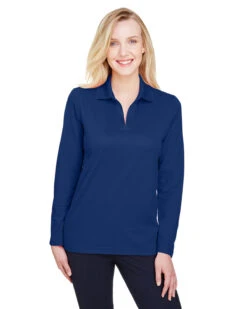 CrownLux Performance™ Ladies' Plaited Long Sleeve Polo 14 CrownLux Performance™ Ladies' Plaited Long Sleeve Polo -Jiffyshirts Sales Store 31e14b1265a63b