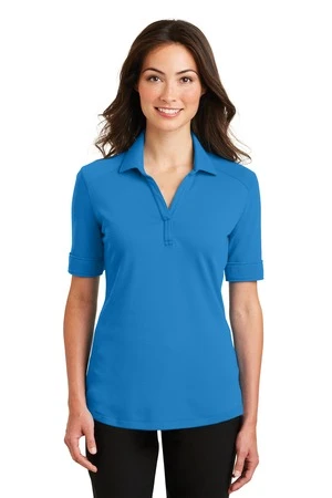 Ladies Silk Touch Interlock Performance Polo 11 Ladies Silk Touch Interlock Performance Polo - Image 9
