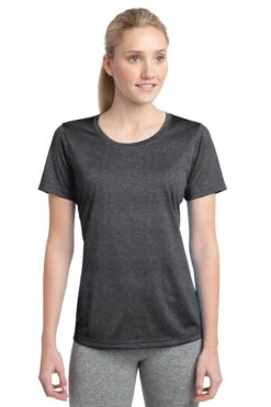 Ladies Heather Contender Scoop Neck Tee -Jiffyshirts Sales Store 33288f319bcfd0