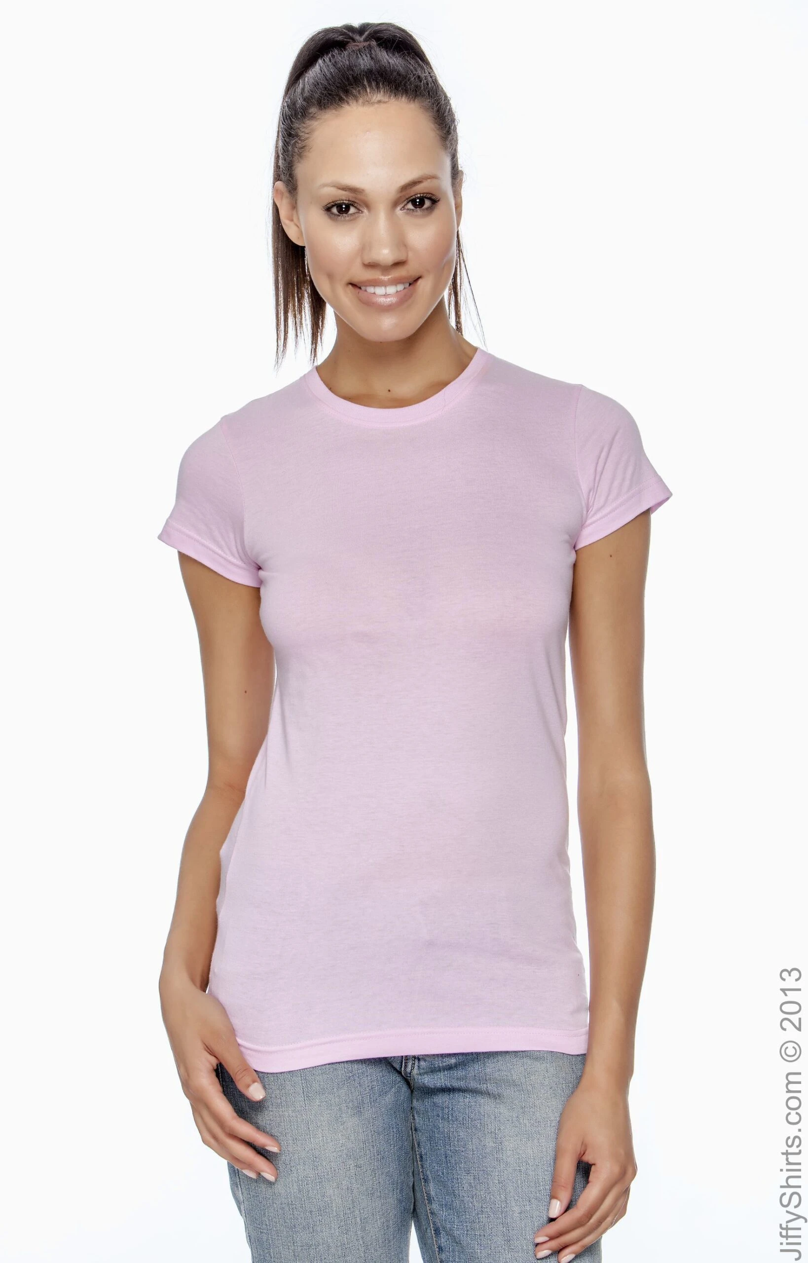 Ladies' Junior Fit T-Shirt 10 Ladies' Junior Fit T-Shirt - Image 8