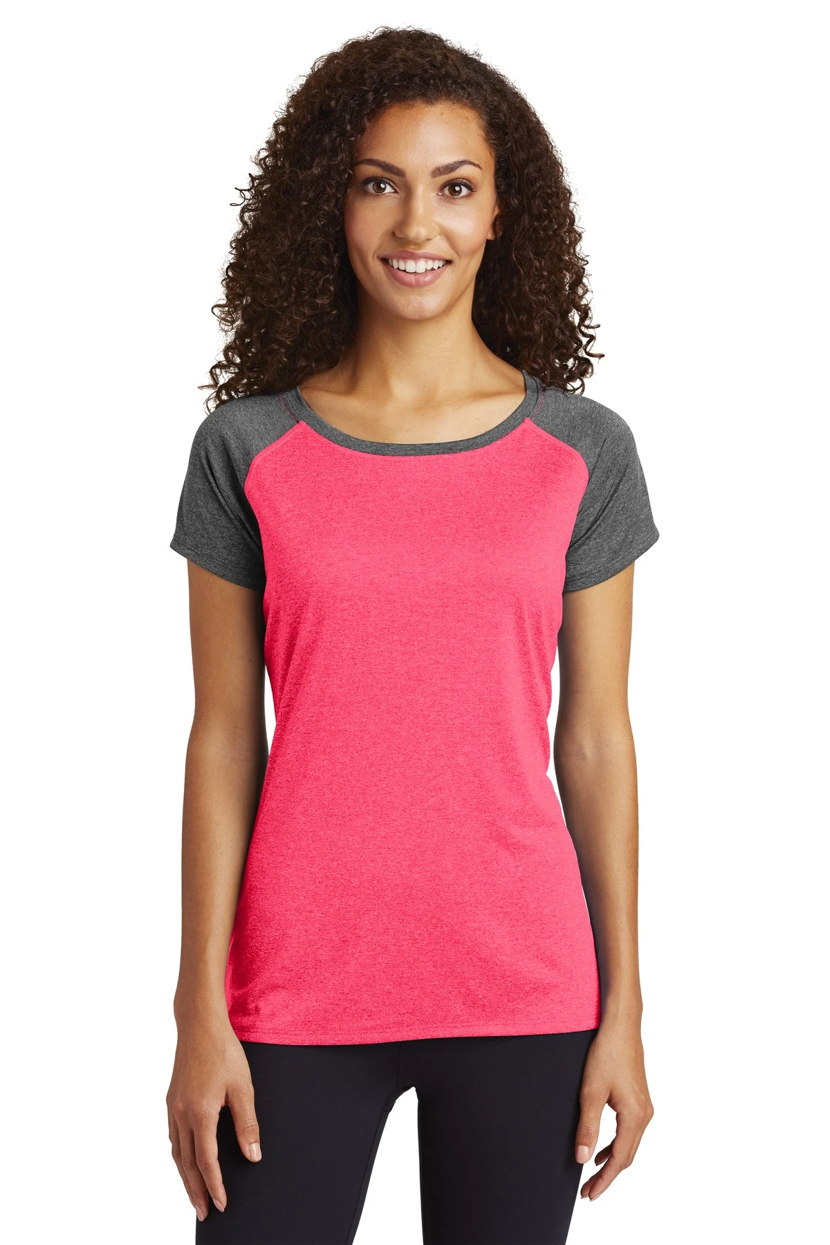 Ladies Heather-On-Heather Contender Scoop Neck Tee 3 Ladies Heather-On-Heather Contender Scoop Neck Tee
