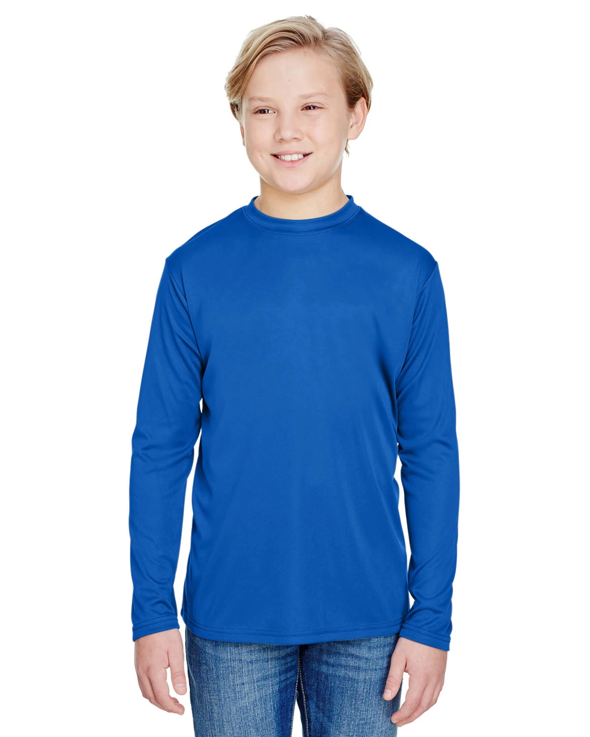 Youth Unisex Long Sleeve Cooling Performance Crew Shirt 15 Youth Unisex Long Sleeve Cooling Performance Crew Shirt - Image 13