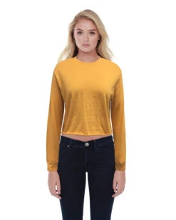 Ladies' Boyfriend Long Sleeve Crop T-Shirt 15 Ladies' Boyfriend Long Sleeve Crop T-Shirt -Jiffyshirts Sales Store 34c2c56400e133