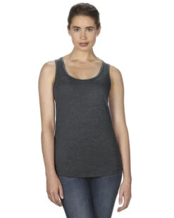 Anvil Ladies' Triblend Racerback Tank -Jiffyshirts Sales Store 34d32c73dd3193