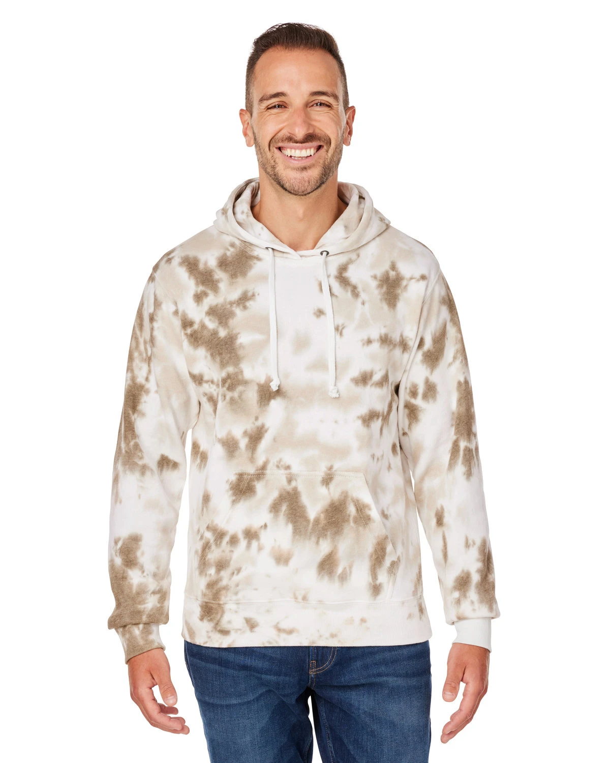 Unisex Tie-Dye Fleece Hooded Sweatshirt 10 Unisex Tie-Dye Fleece Hooded Sweatshirt - Image 8