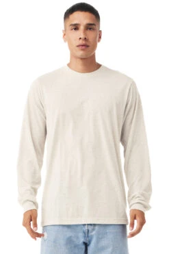Unisex Jersey Long-Sleeve T-Shirt 30 Unisex Jersey Long-Sleeve T-Shirt -Jiffyshirts Sales Store 3513 Oatmeal Triblend 1