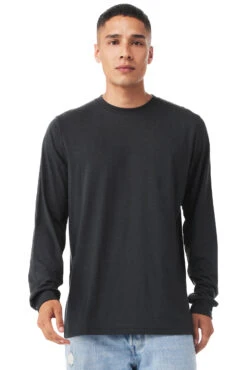 Unisex Jersey Long-Sleeve T-Shirt 33 Unisex Jersey Long-Sleeve T-Shirt -Jiffyshirts Sales Store 3513 Solid Dark Grey Triblend 1
