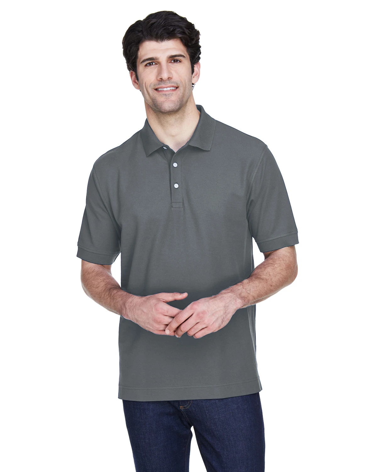 Men's Pima Piqué Short-Sleeve Polo 10 Men's Pima Piqué Short-Sleeve Polo - Image 8