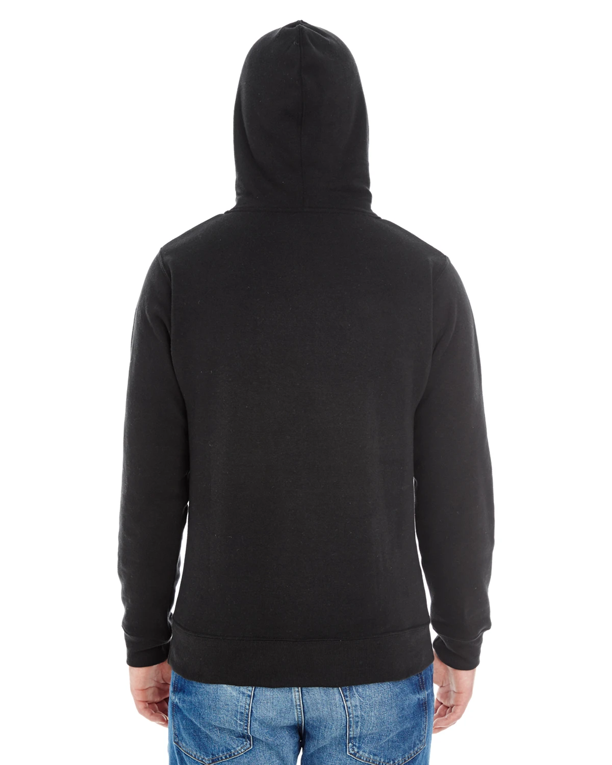 Adult Unisex Triblend Pullover Fleece Hood 5 Adult Unisex Triblend Pullover Fleece Hood - Image 3