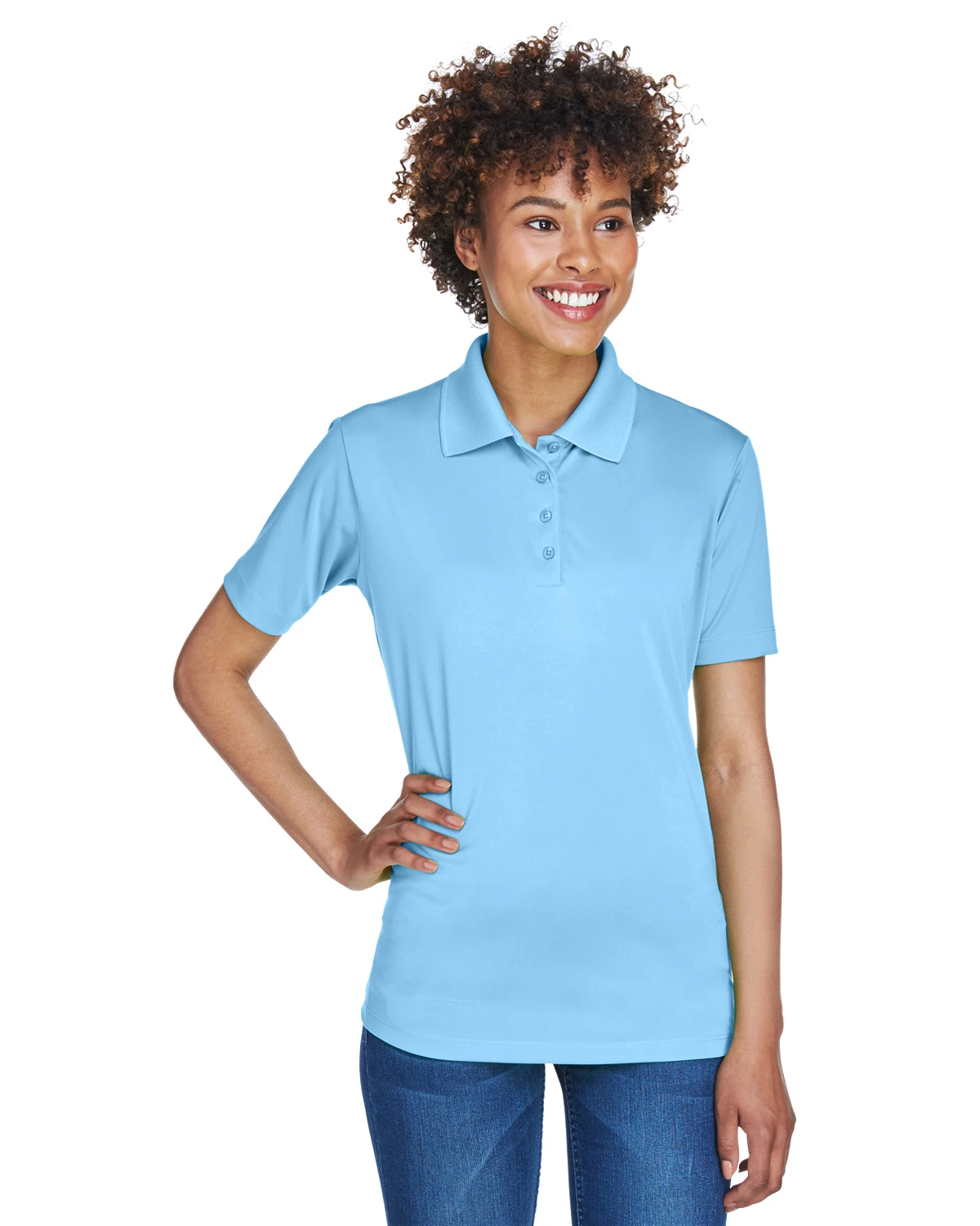 Ladies' Cool & Dry 8-Star Elite Performance Interlock Polo 10 Ladies' Cool & Dry 8-Star Elite Performance Interlock Polo - Image 8