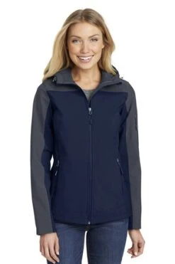 Ladies Hooded Core Soft Shell Jacket 18 Ladies Hooded Core Soft Shell Jacket -Jiffyshirts Sales Store 3649cae18786a8