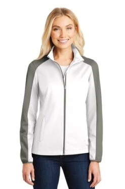 Ladies Active Colorblock Soft Shell Jacket 16 Ladies Active Colorblock Soft Shell Jacket -Jiffyshirts Sales Store 36c800025df509