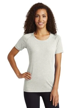 Ladies PosiCharge Tri-Blend Wicking Scoop Neck Raglan Tee -Jiffyshirts Sales Store 371c62b3c3baa0