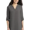 Ladies 3/4-Sleeve Tunic Blouse -Jiffyshirts Sales Store 37424b7b6d7a8b