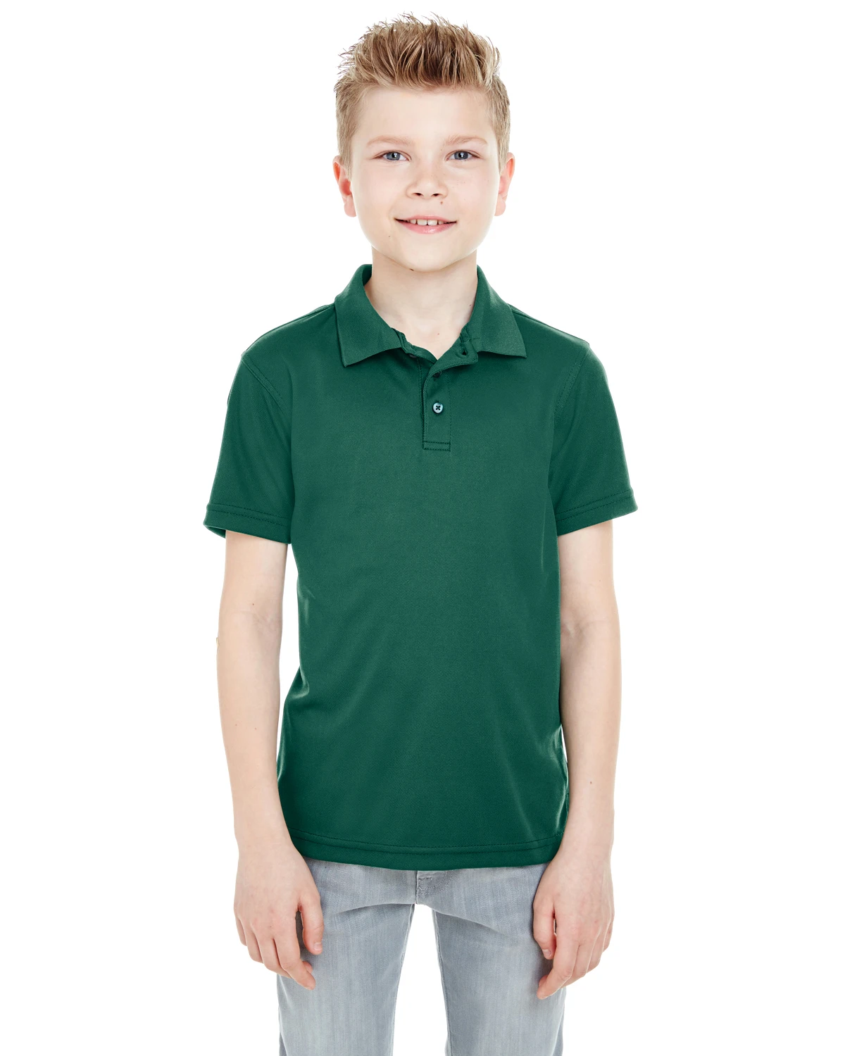 Youth Unisex Cool & Dry Mesh Piqué Polo 9 Youth Unisex Cool & Dry Mesh Piqué Polo - Image 7