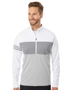 ADIDAS Adult Unisex 3-Stripes Competition Quarter Zip Pullover 12 ADIDAS Adult Unisex 3-Stripes Competition Quarter Zip Pullover -Jiffyshirts Sales Store 37a01c11da88b0