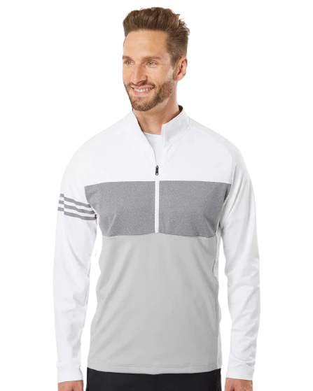 ADIDAS Adult Unisex 3-Stripes Competition Quarter Zip Pullover 7 ADIDAS Adult Unisex 3-Stripes Competition Quarter Zip Pullover - Image 5