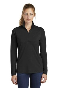 Ladies PosiCharge Tri-Blend Wicking 1/4-Zip Pullover 18 Ladies PosiCharge Tri-Blend Wicking 1/4-Zip Pullover -Jiffyshirts Sales Store 385a9ad4fe34ee
