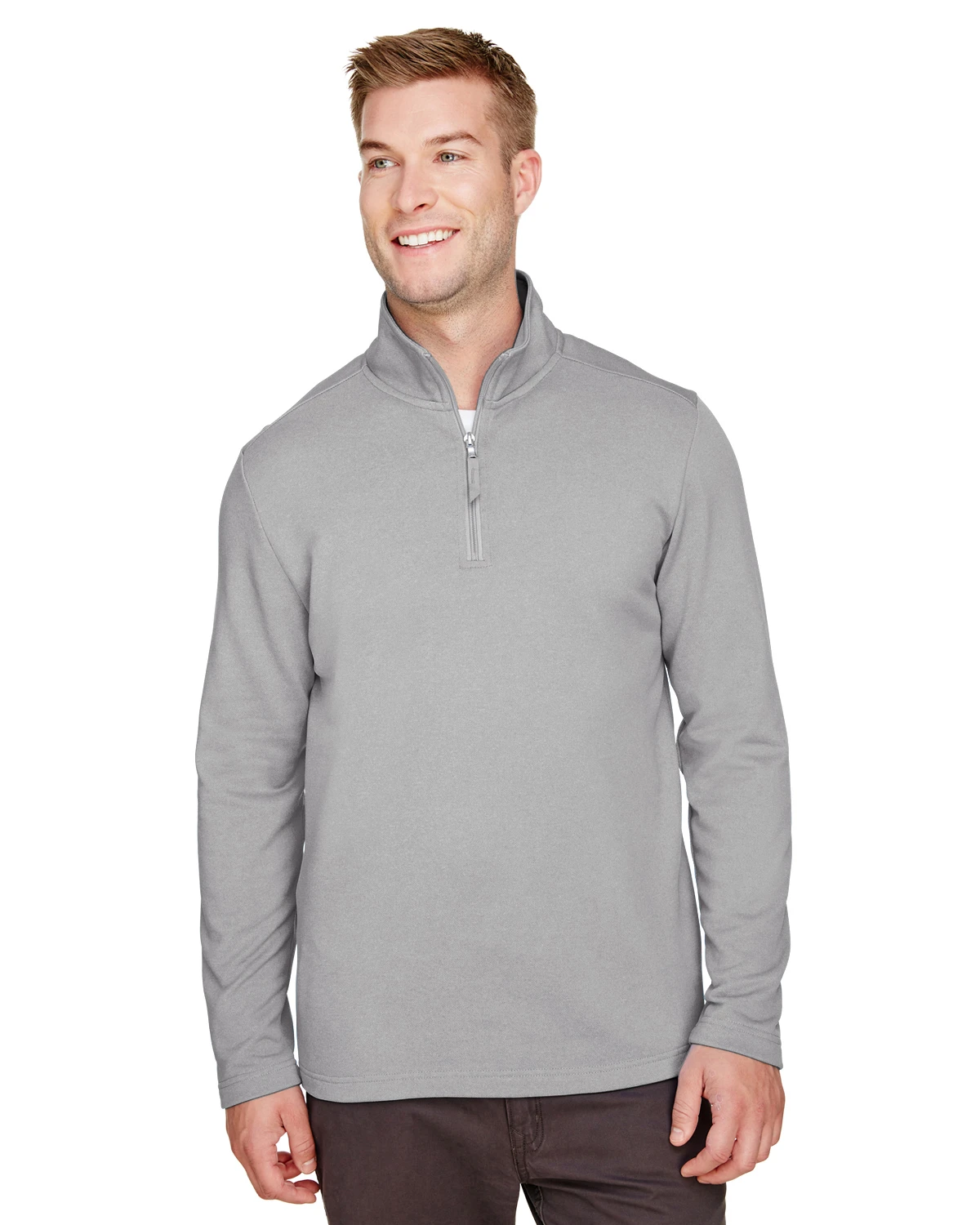 Men's Coastal Pique Fleece Quarter-Zip 3 Men's Coastal Pique Fleece Quarter-Zip
