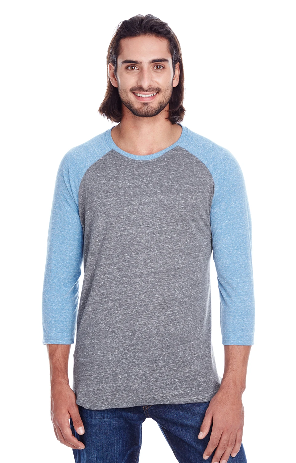 Unisex Triblend 3/4-Sleeve Raglan 10 Unisex Triblend 3/4-Sleeve Raglan - Image 8