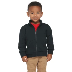 Toddler Full Zip Mock Neck Sweatshirt