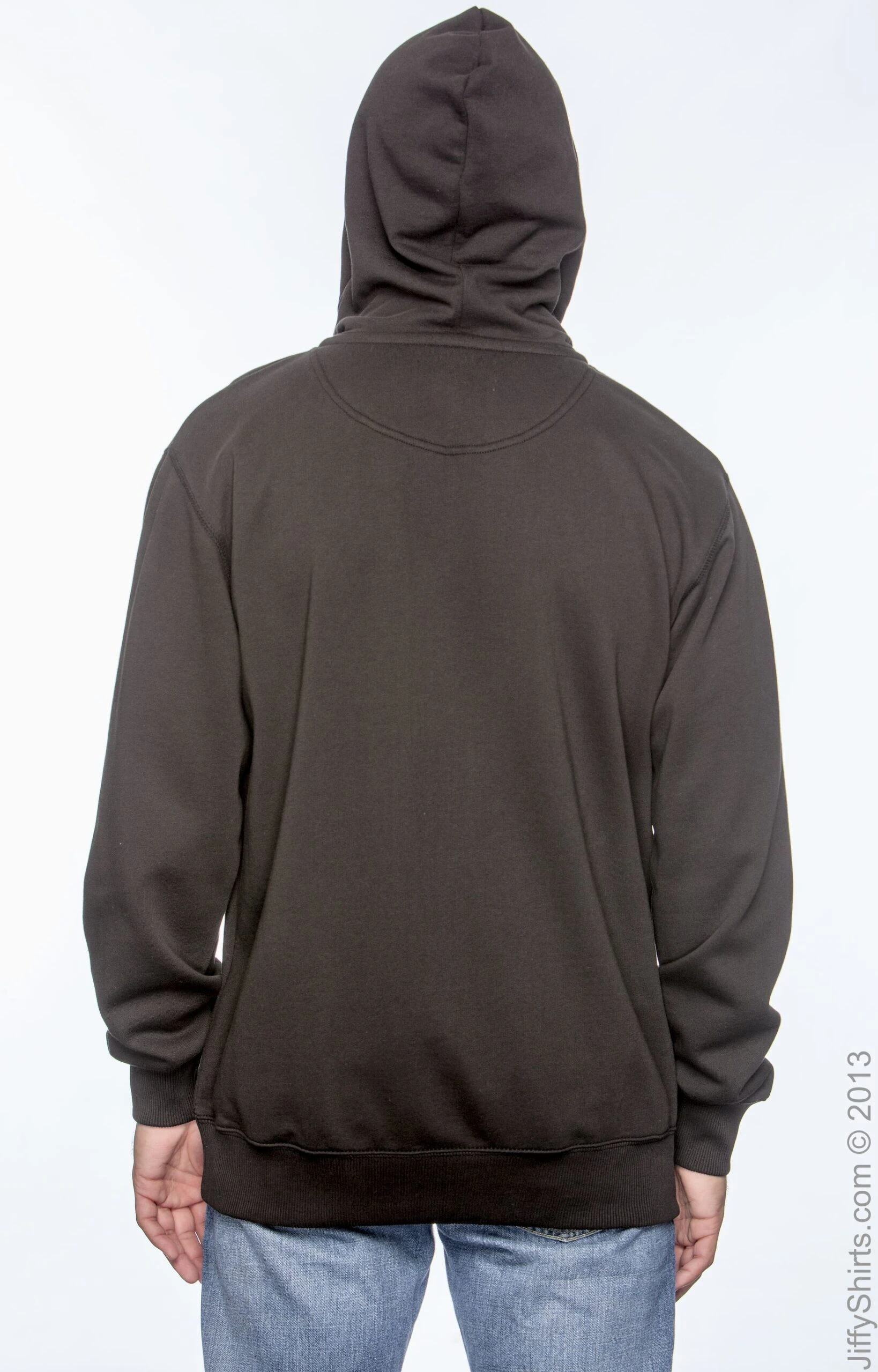 Men's 9 Oz. Organic/Recycled Full-Zip Hood 6 Men's 9 Oz. Organic/Recycled Full-Zip Hood - Image 4