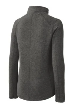 Ladies Heather Microfleece Full-Zip Jacket -Jiffyshirts Sales Store 3a52de4db41332