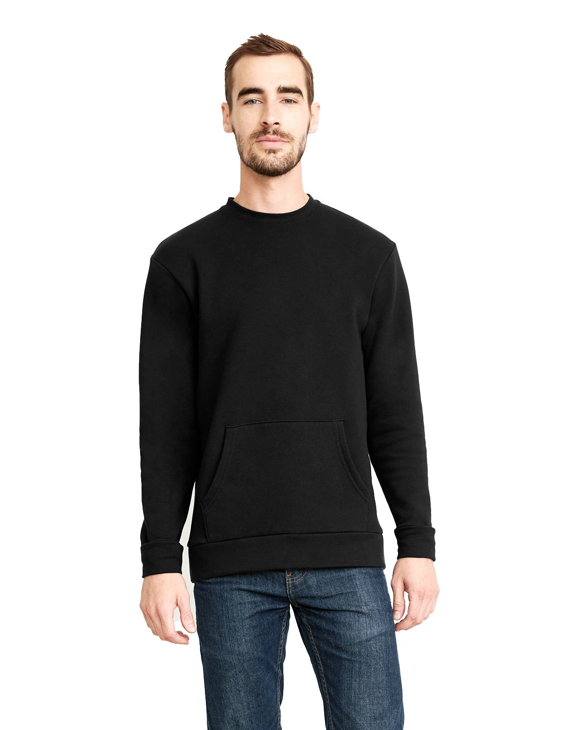 Next Level Unisex Long-Sleeve Crew With Pocket 3 Next Level Unisex Long-Sleeve Crew With Pocket