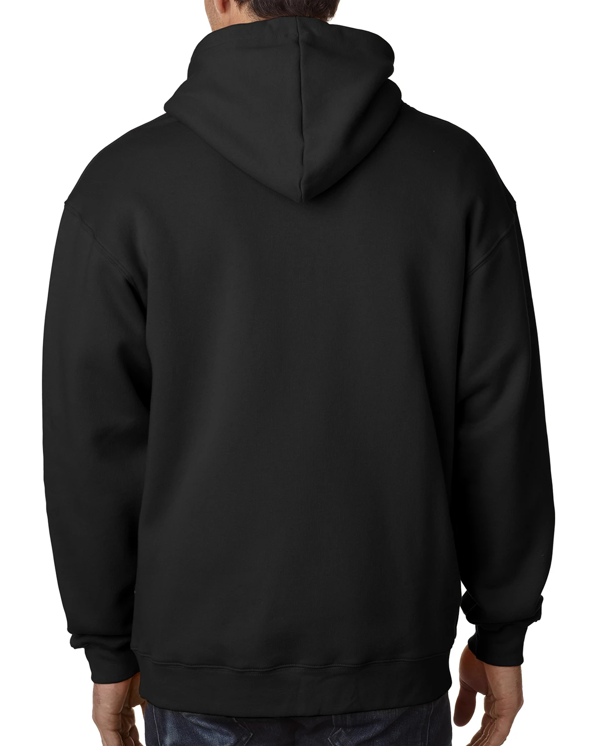 Adult Unisex 9.5oz., 80% Cotton/20% Polyester Full-Zip Hooded Sweatshirt 5 Adult Unisex 9.5oz., 80% Cotton/20% Polyester Full-Zip Hooded Sweatshirt - Image 3
