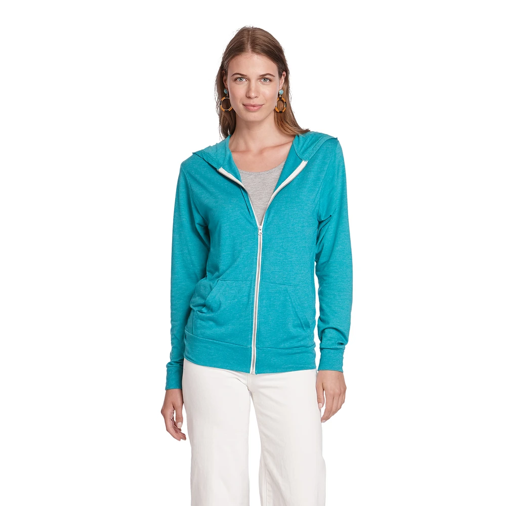 Platinum Adult Unisex Tri-Blend Full Zip Hoodie 14 Platinum Adult Unisex Tri-Blend Full Zip Hoodie - Image 12