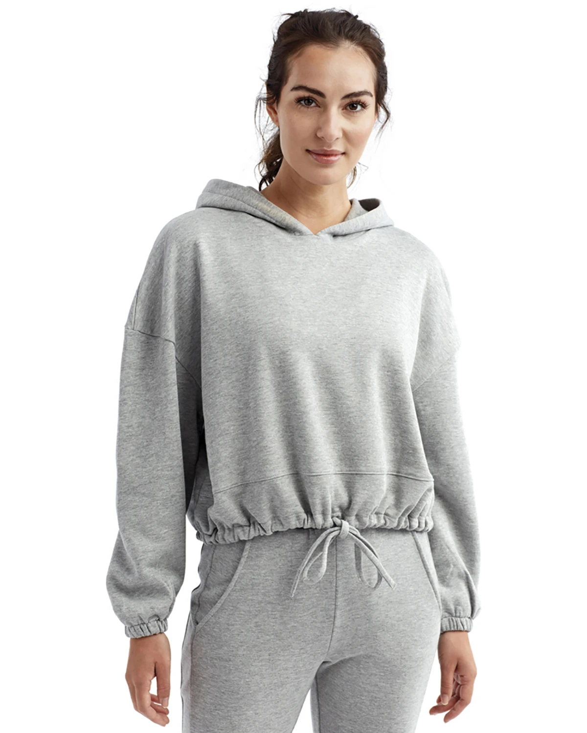 Ladies' Cropped Oversized Hooded Sweatshirt 7 Ladies' Cropped Oversized Hooded Sweatshirt - Image 5