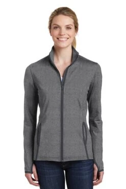Ladies Sport-Wick Stretch Contrast Full-Zip Jacket -Jiffyshirts Sales Store 3b957c429798bf