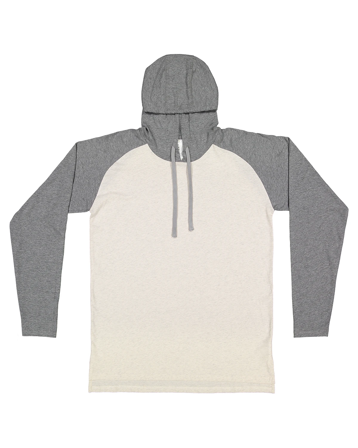Men's Hooded Raglan Long Sleeve Fine Jersey T-Shirt 11 Men's Hooded Raglan Long Sleeve Fine Jersey T-Shirt - Image 9