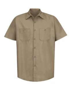 Industrial Short Sleeve Work Shirt 40 Industrial Short Sleeve Work Shirt -Jiffyshirts Sales Store 3bd28d121783c9