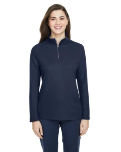 Ladies' Fusion ChromaSoft™ Pique Quarter-Zip 25 Ladies' Fusion ChromaSoft™ Pique Quarter-Zip -Jiffyshirts Sales Store 3bf56c010b4383
